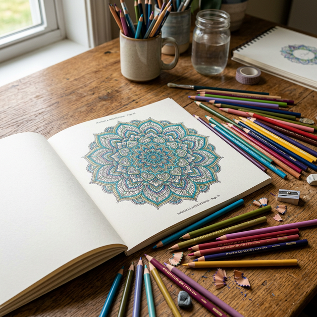 Adult Coloring Book for Stress Relief